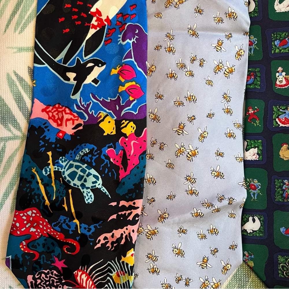 Funky Patterned Men's Ties Set - image 2